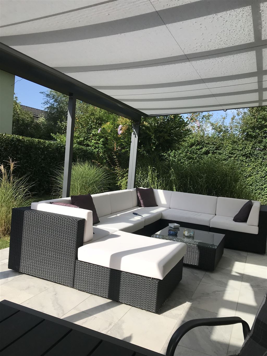 Überdachte Terrasse